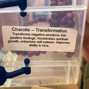 Charoite crystal bracelet